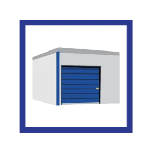 Self storage unit icon